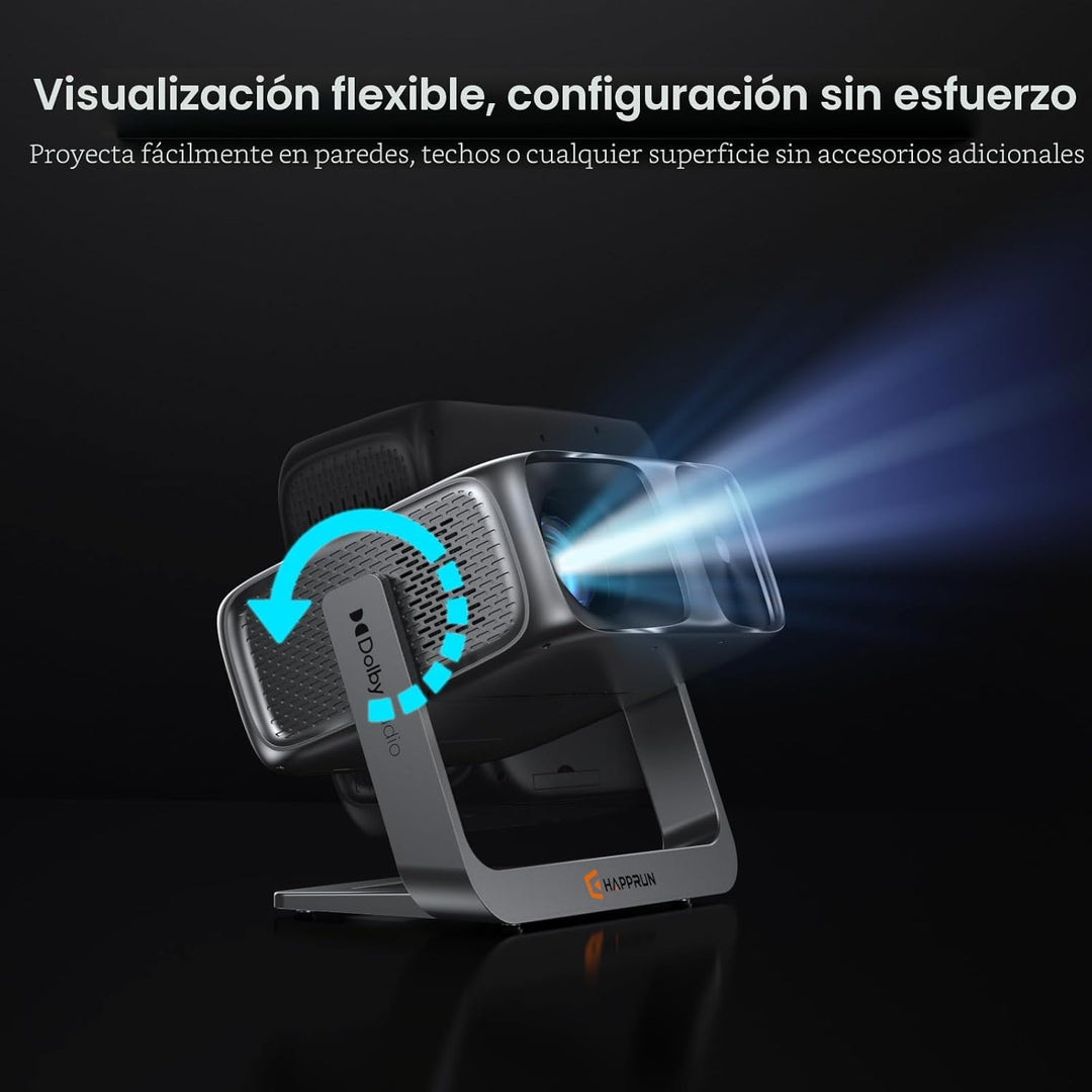 Proyector para exteriores de Google TV con licencia oficial ANSI 20...