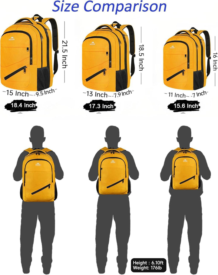 MATEIN Mochila de 18.4 pulgadas aprobada por la TSA, mochila extrag...