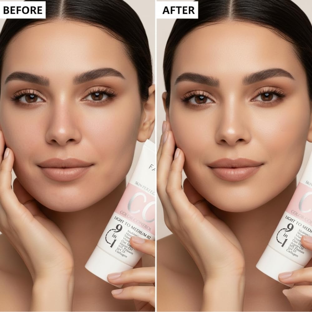 FARMASi CC - Crema de control de color, acabado natural e impecable...