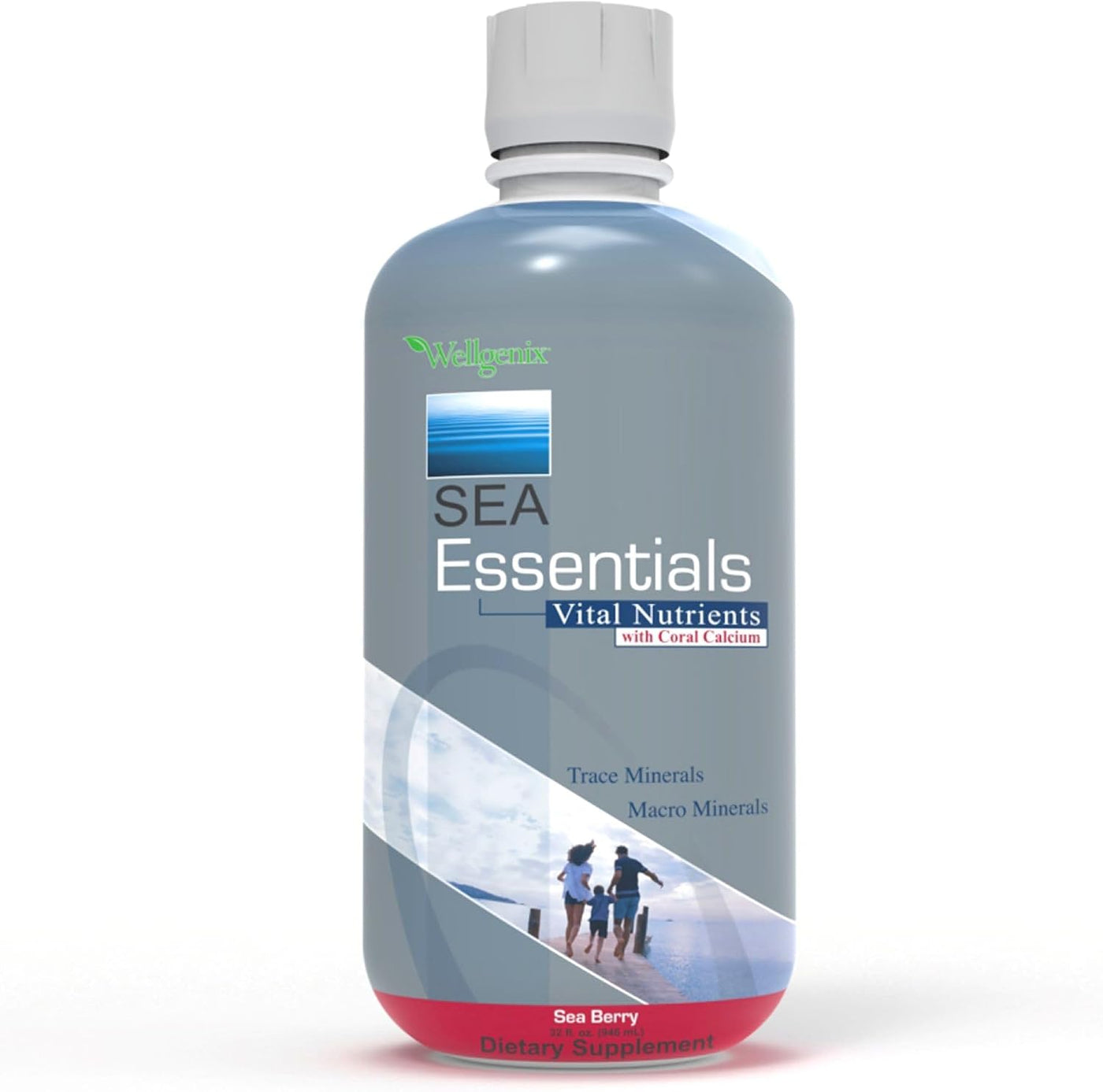 Wellgenix Sea Essentials Vital Nutrients - Multivtamina líquida de...