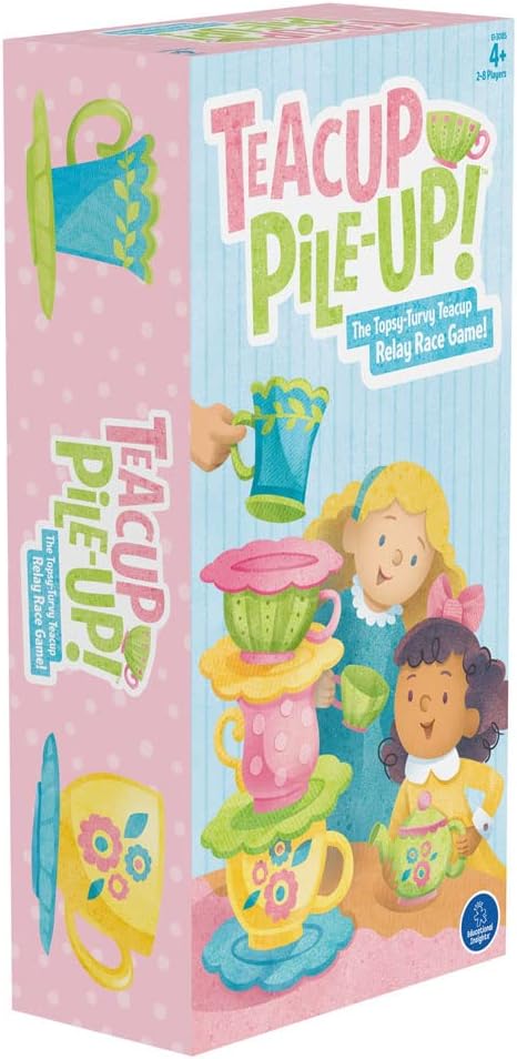 Educational Insights ¡Teacup Pile-Up! Juego de relevos, juego de me...