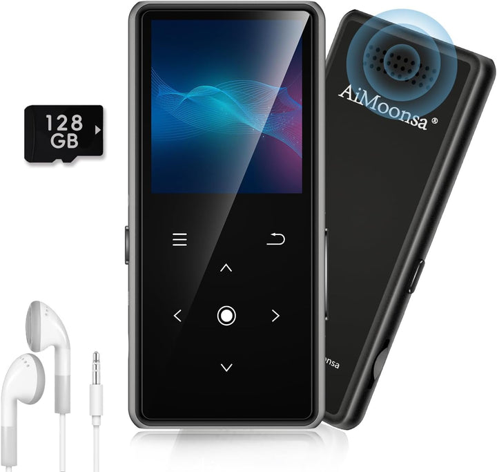 Reproductor MP3 de 128GB con Bluetooth 5.2, Reproductor de Música A...