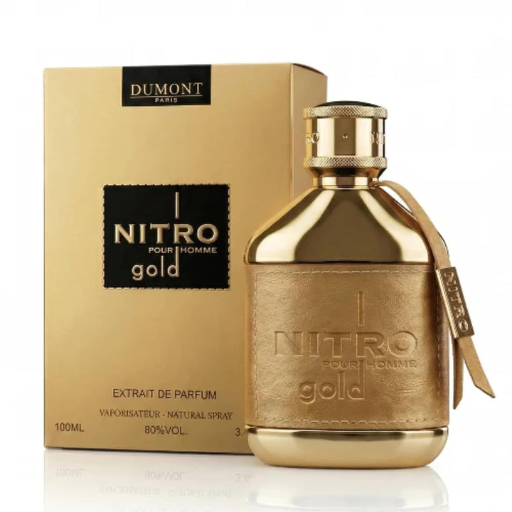 Dumont Nitro Gold Extrait De Parfum 3.4 onzas | Perfume unisex de l...