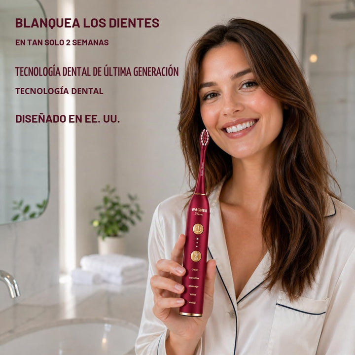 Wagner Stern Edición WHITEN+. Cepillo de dientes eléctrico blanquea...