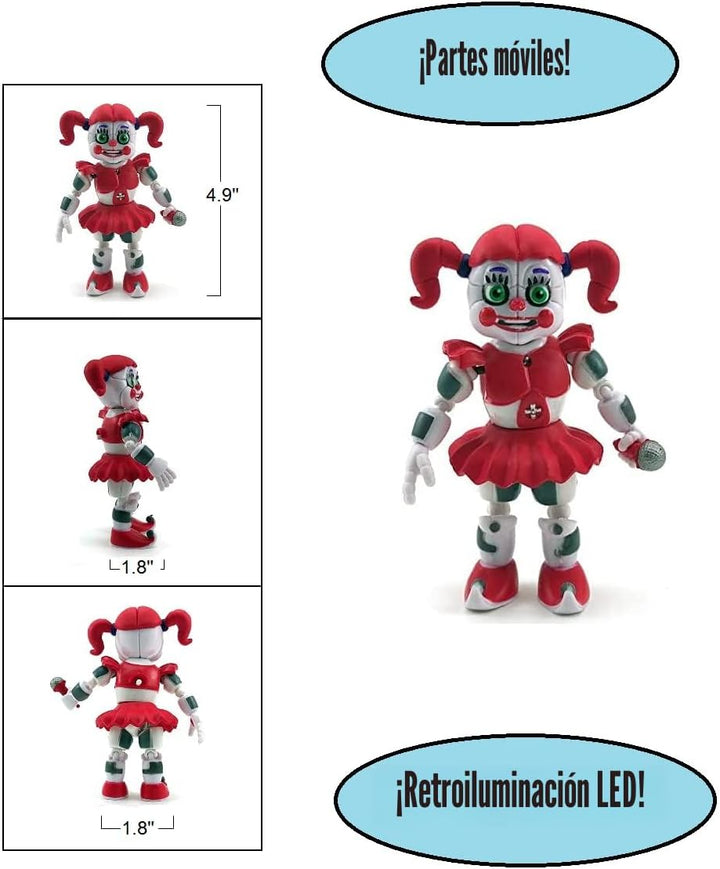 Toysvill FNAF Figuras de acción Sister Location (juego de 5 piezas)...