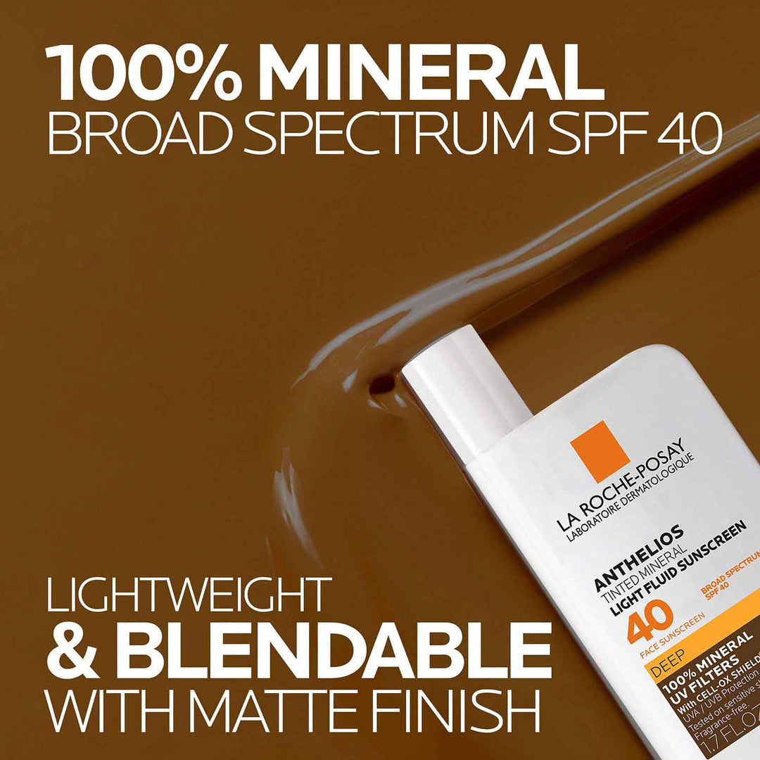 La Roche-Posay Anthelios Sunscreen SPF 40, Ultra-Light Fluid Broad...