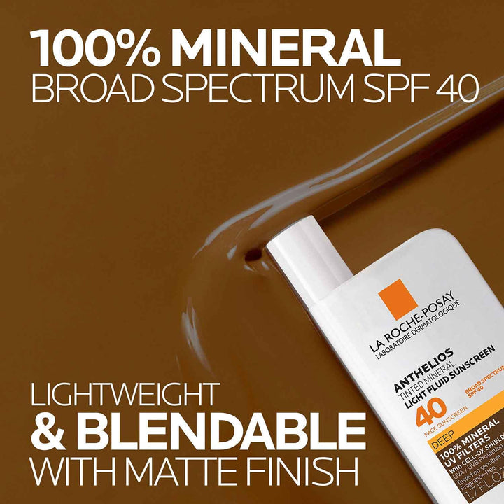 La Roche-Posay Anthelios Sunscreen SPF 40, Ultra-Light Fluid Broad...