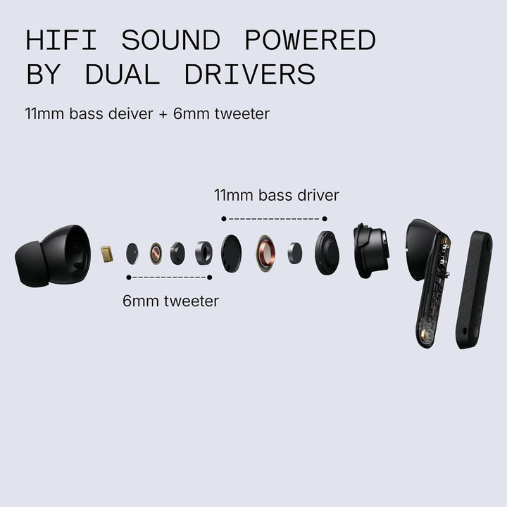 Auriculares CMF Buds Pro 2 inalámbricos con dial inteligente, auric...