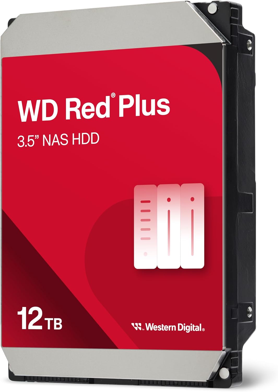 Western Digital Disco duro interno WD Red Plus NAS de 12 TB - 7200...