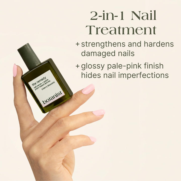 Botanist The Remedy | Esmalte fortalecedor para uñas | Repara y end...