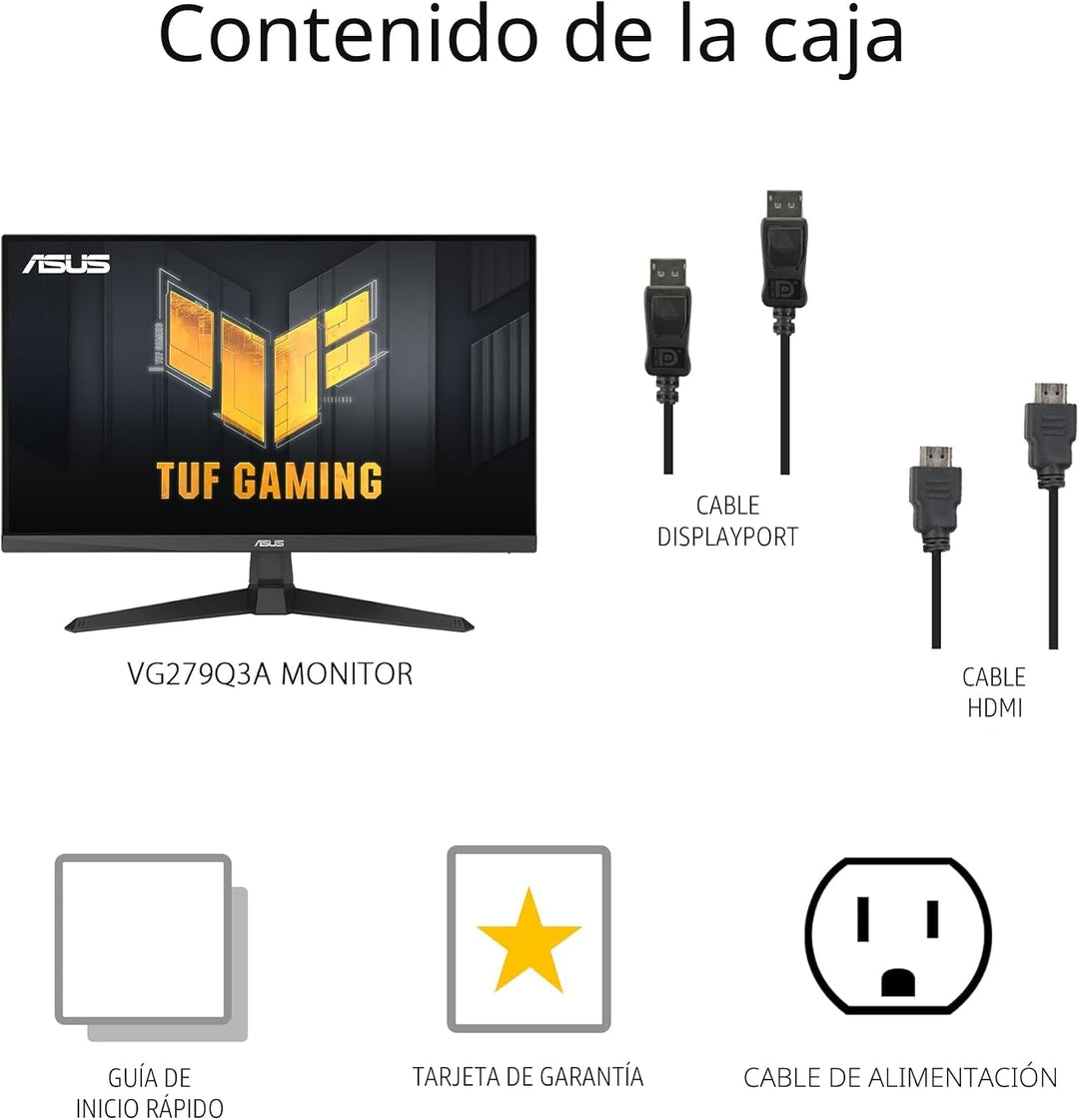 ASUS TUF Gaming 25" (24.5 visible) Monitor para juegos 1080P (V...