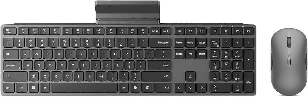 Lenovo 700 Modern Combo de teclado y mouse inalámbricos, dongle de...