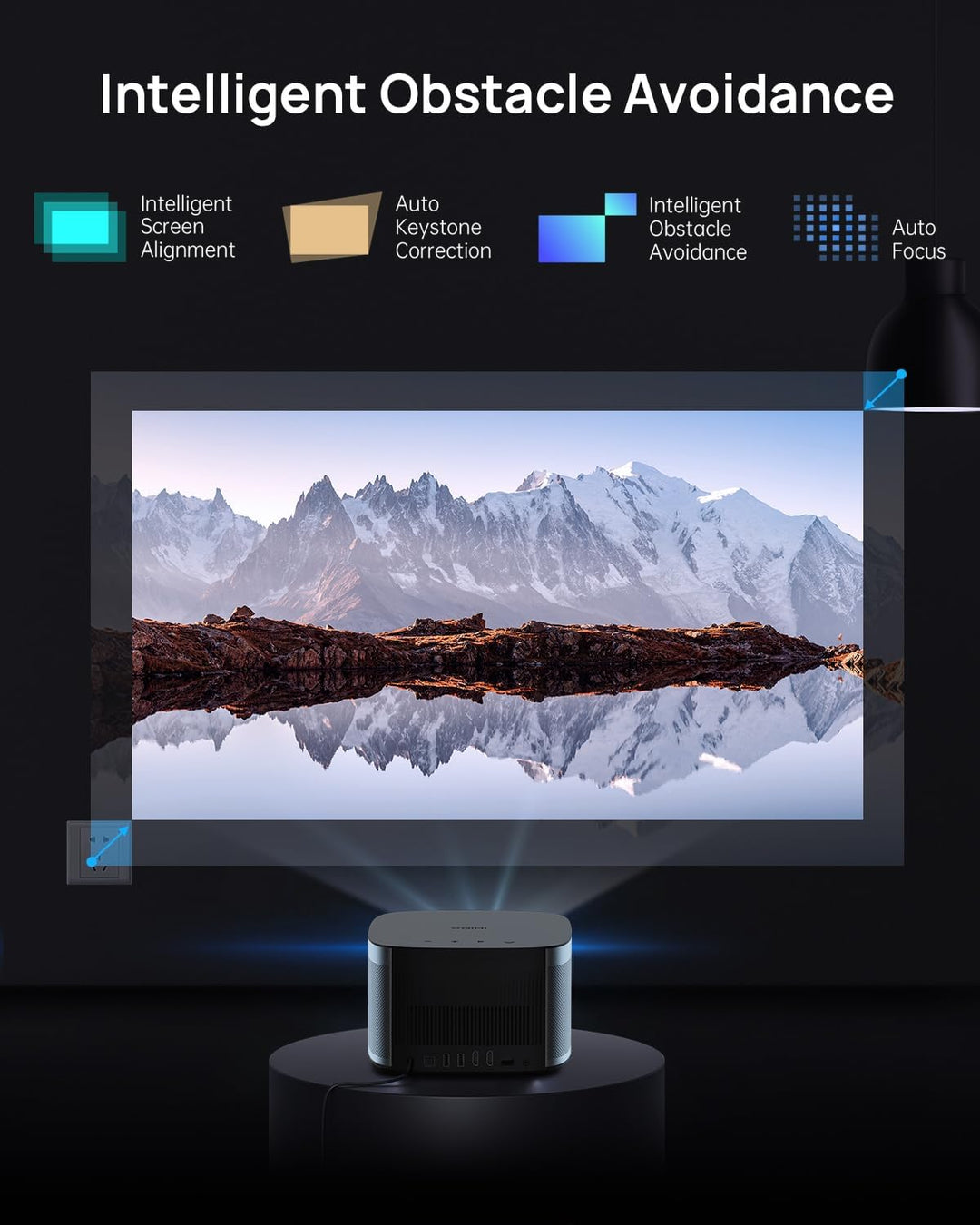 XGIMI HORIZON Proyector FHD de 1080p Proyector de película compatib...