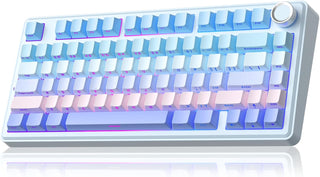 SOLAKAKA Teclado mecánico inalámbrico A75, teclado para juegos inte...