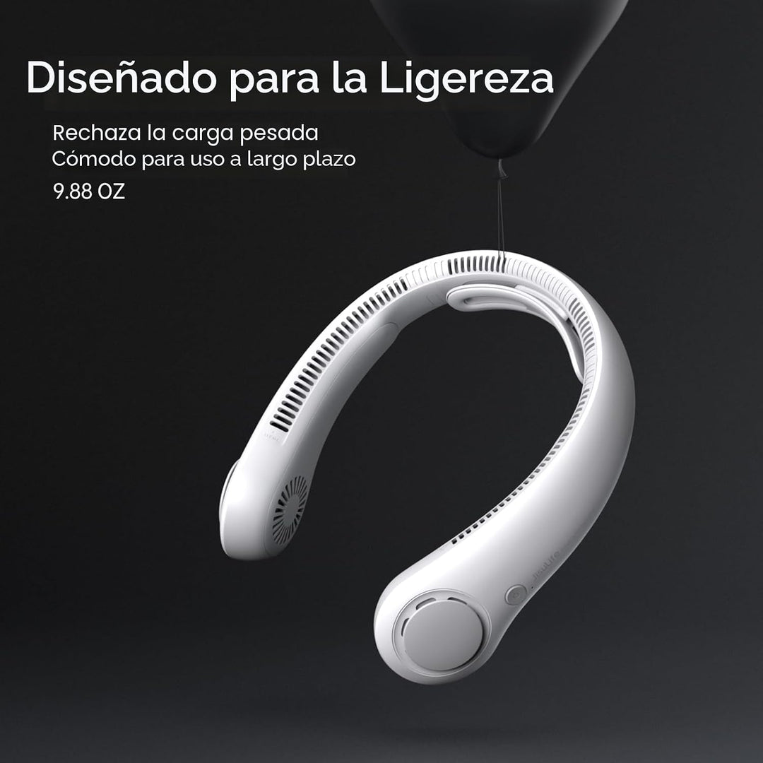 JISULIFE Ventilador de Cuello Portátil Actualizado, Correa de Cuell...