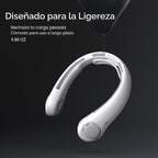 JISULIFE Ventilador de Cuello Portátil Actualizado, Correa de Cuell...