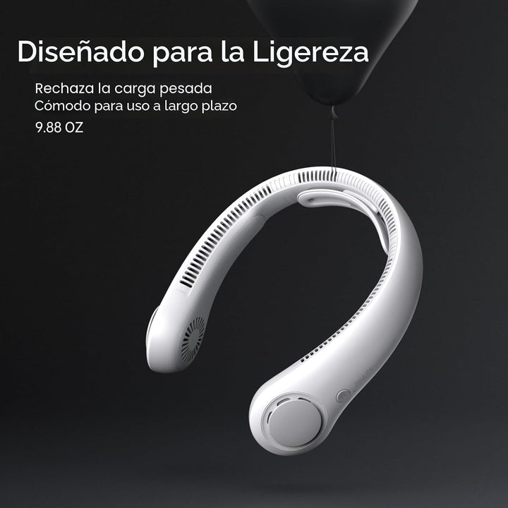 JISULIFE Ventilador de Cuello Portátil Actualizado, Correa de Cuell...