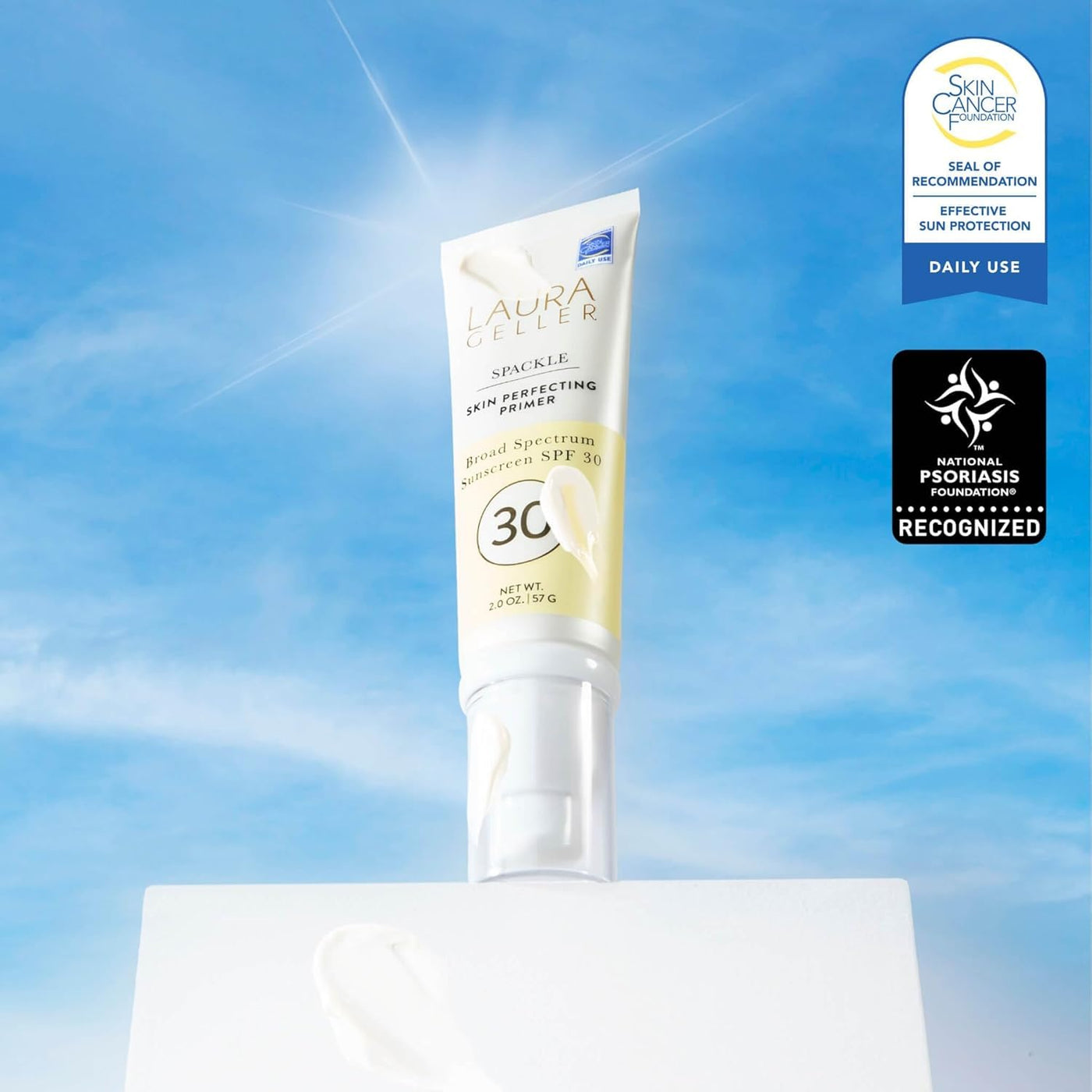 LAURA GELLER NEW YORK Spackle Skin Perfecting Primer Protector sola...