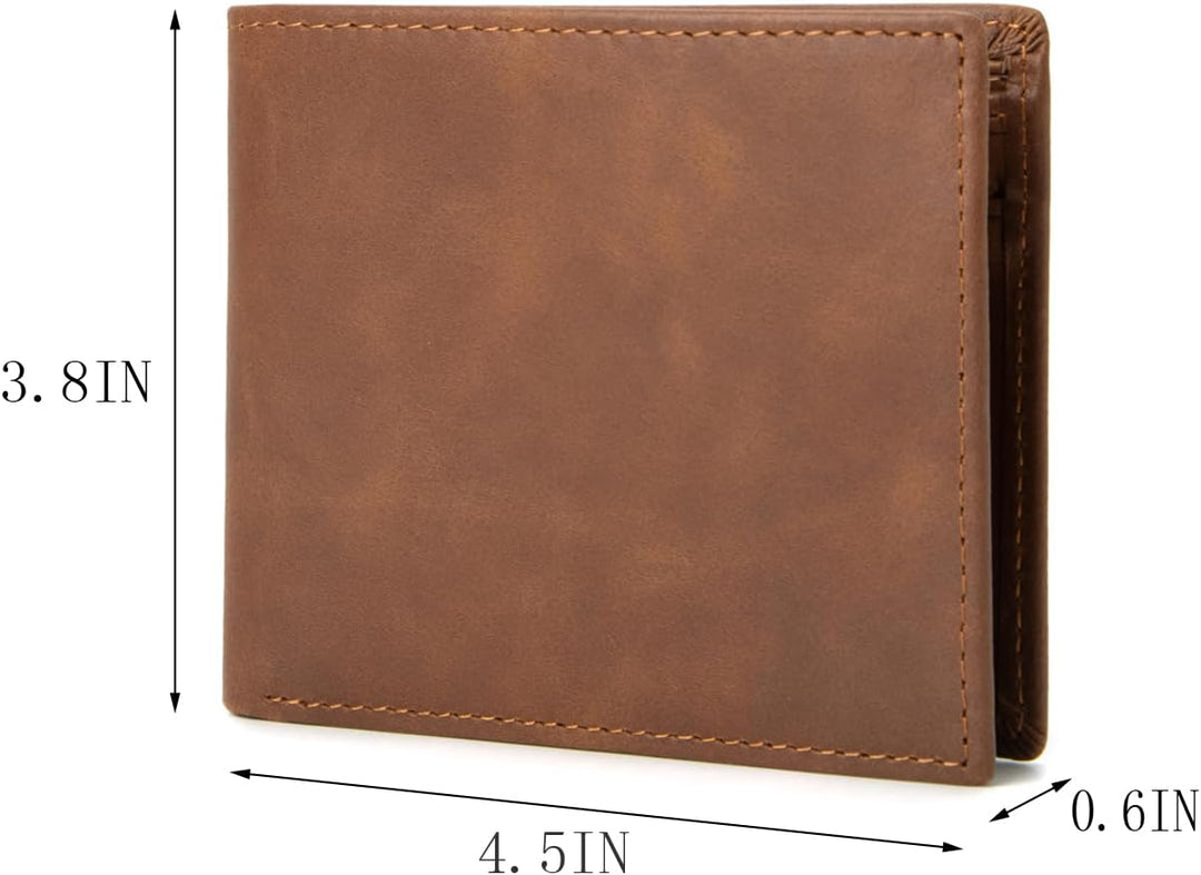 ITSCOSY Billetera para hombre con bloqueo RFID, suave, de piel auté...