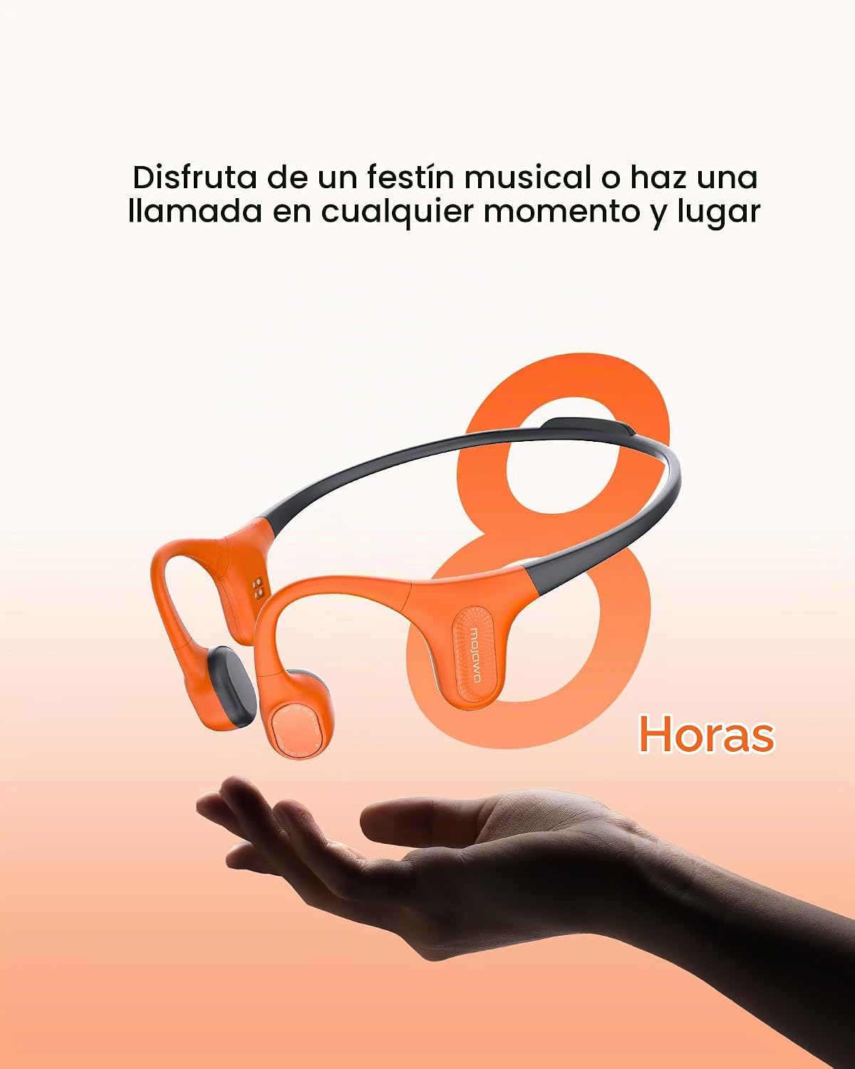 mojawa Aerra IP67 Auriculares deportivos Bluetooth con conducción ósea