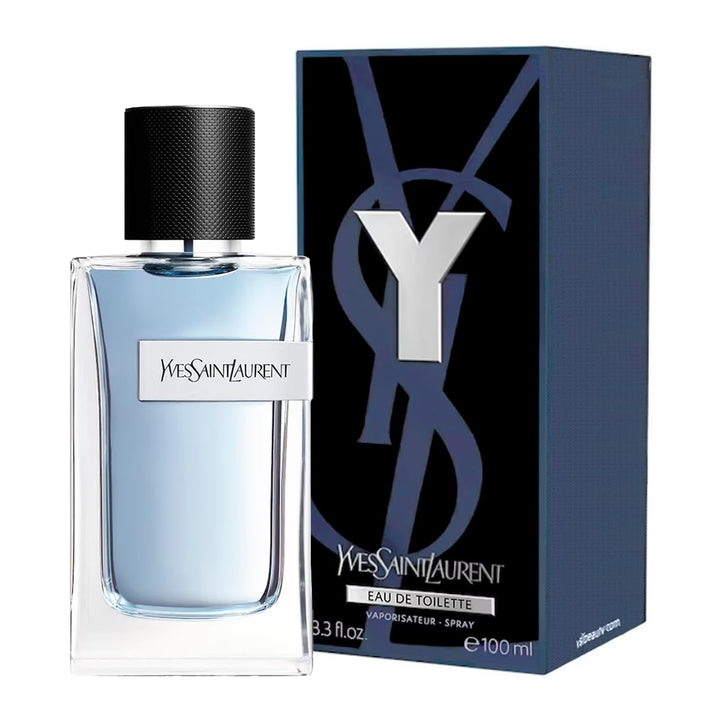 Yves Saint Laurent Y Eau De Toilette para hombres, 100 ml\/3.3 onza...