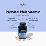 LEGION Triumph - Suplemento multivitamínico prenatal para deportes...