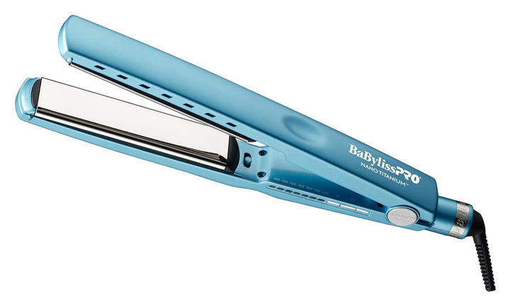 BabylissPRO Nano Titanium Ionic Hair Straightener, Professional Fla...