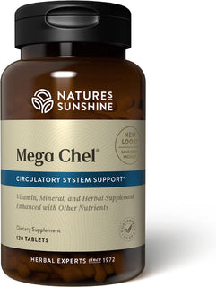 Nature's Sunshine Mega-Chel, 120 tabletas, vitamina completa co...