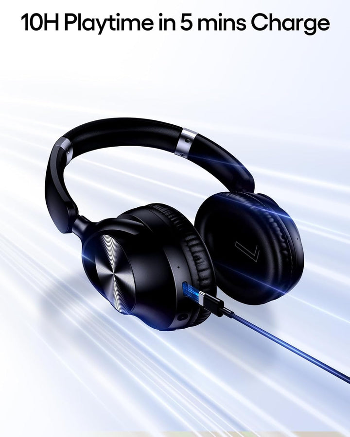 TAGRY Auriculares para Viajes Hogar Oficina Teléfono PC Oscuro H47