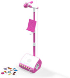 FAO Schwarz Micrófono de karaoke con soporte, soporte para dispositivos y