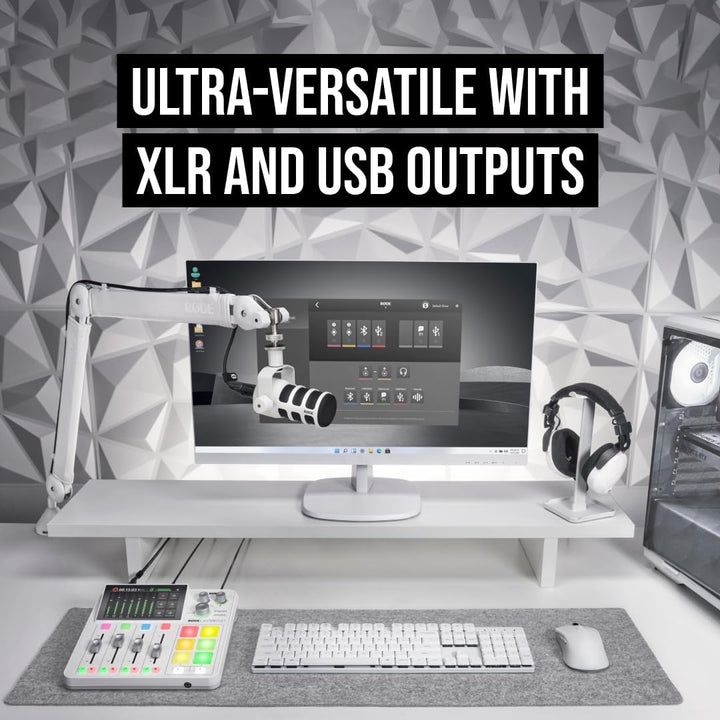 RØDE PodMic Micrófono de transmisión dinámica USB con conectividad...