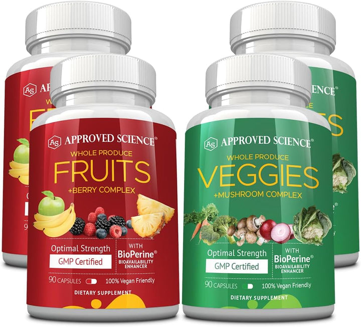 Approved Science Frutas y verduras - 42 suplementos de frutas y ver...
