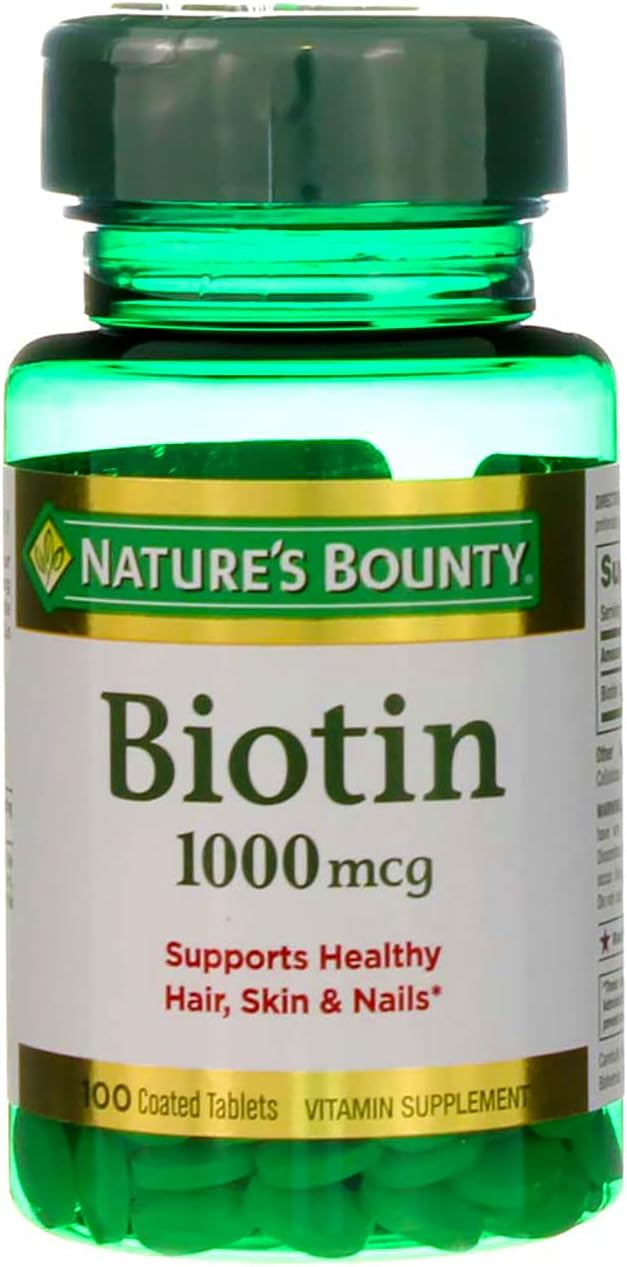Nature's Bounty Energy Health Comprimidos recubiertos de biotin...