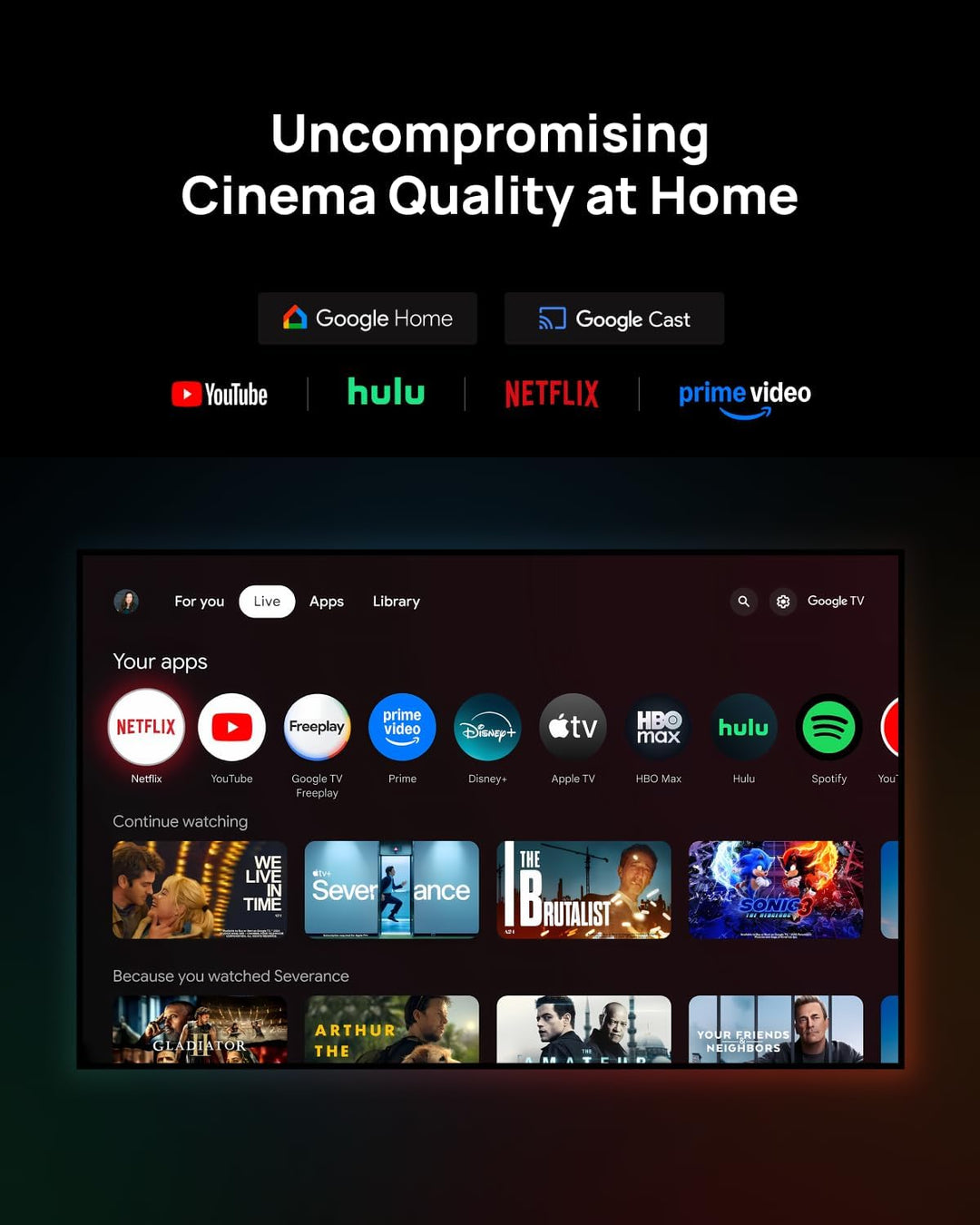 XGIMI HORIZON 20 Pro 4K RGB Proyector casero triple láser, 4100 lúm...