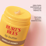Burt's Bees Mantequilla de labios con miel de vainilla, repara...