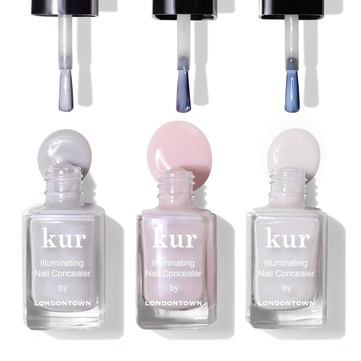 LONDONTOWN Corrector de uñas iluminador: esmalte de uñas brillante...