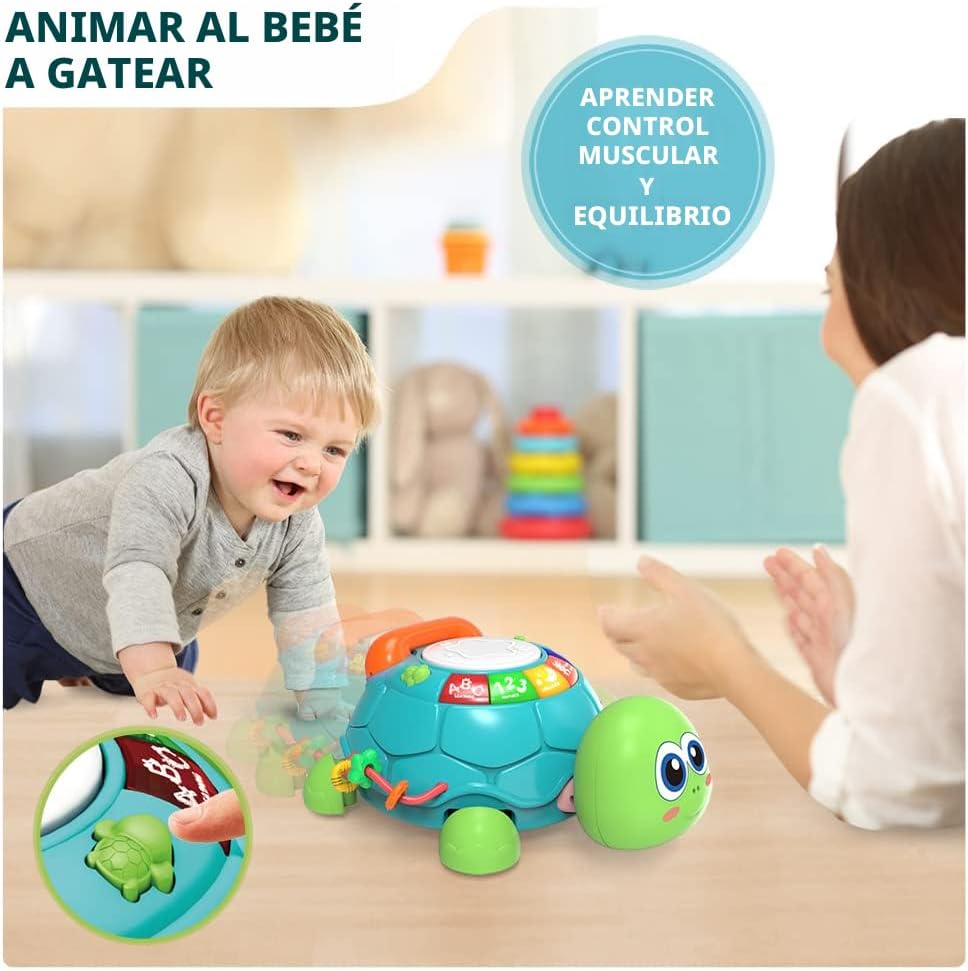 Jyusmile Juguetes para bebés de 6 a 12 meses, juguetes musicales de...