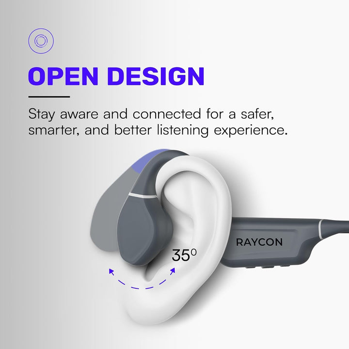 Raycon Auriculares de conducción ósea, auriculares deportivos Bluet...