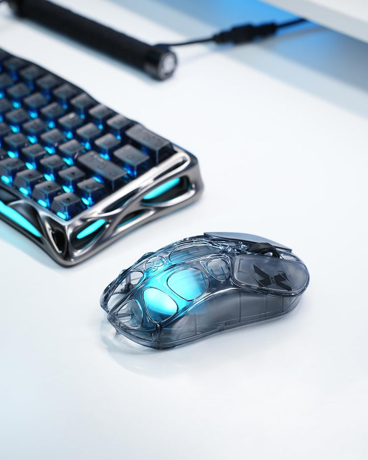 Ratón inalámbrico para juegos GravaStar X AIR, diseño de esqueleto...