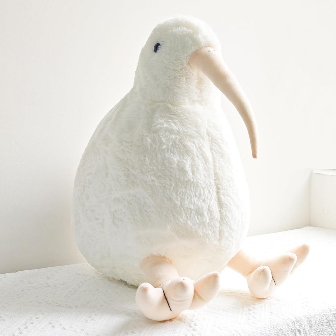 RejoyLix Kiwi Bird - Juguete de peluche de kiwi peludo, suave y esp...