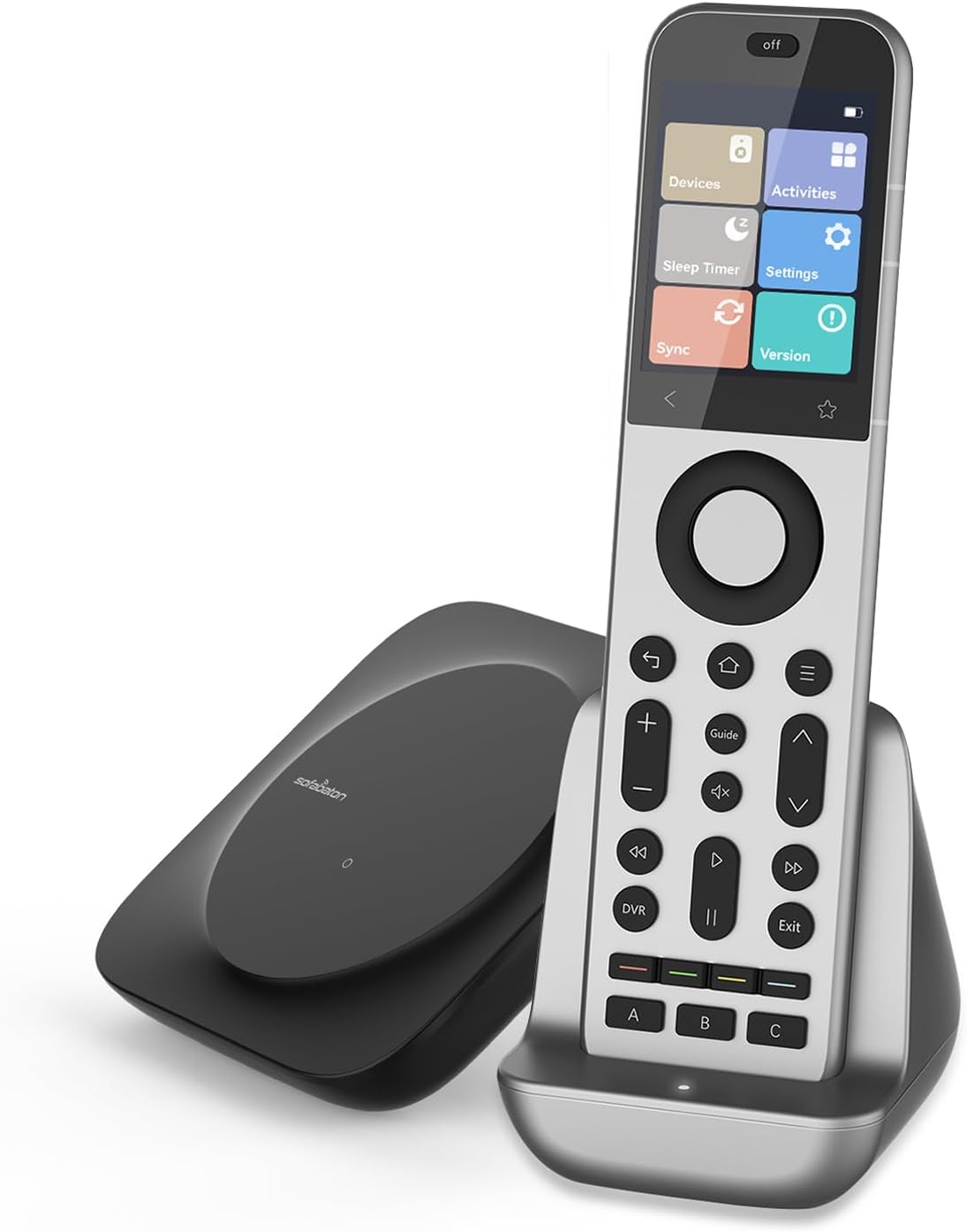 SofaBaton X2 Control remoto universal con Hub y base de carga, pantalla táctil, control remoto inteligente todo en uno con actividades personalizables | Bluetooth | Infrarrojo | WiFi 2.4GHz |