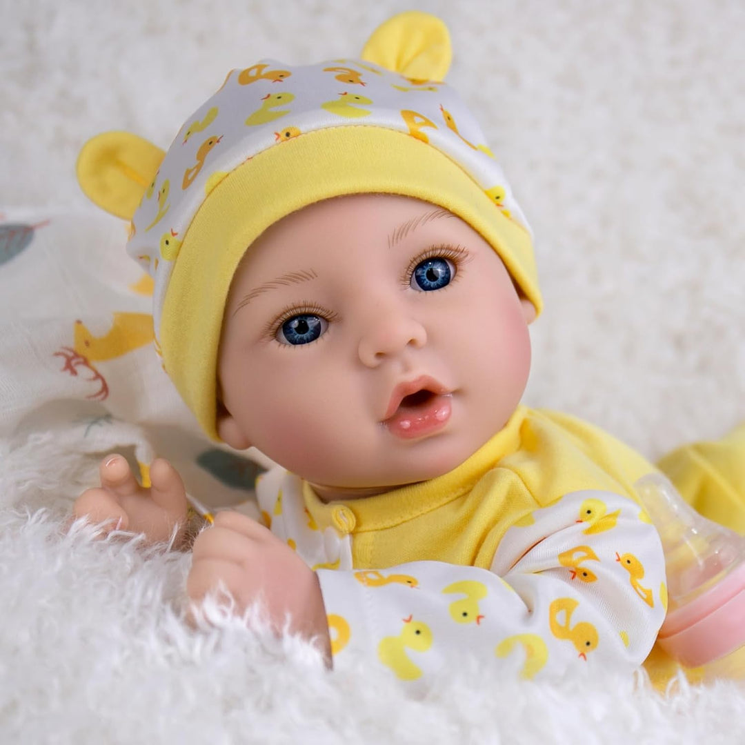 Aori Muñecas bebés Reborn realistas - Muñeca recién nacida de niña...