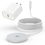 [Certificado MFi de Apple] Cargador magnético inalámbrico para iPhone, cargador Magsafe, almohadilla de carga rápida de teléfono de 6 pies y 15 W, carga magnética inalámbrica para iPhone 17/17Air/16 Pro Max/16 Plus/15 Pro Max/14/13/12/AirPods3/2/Pro