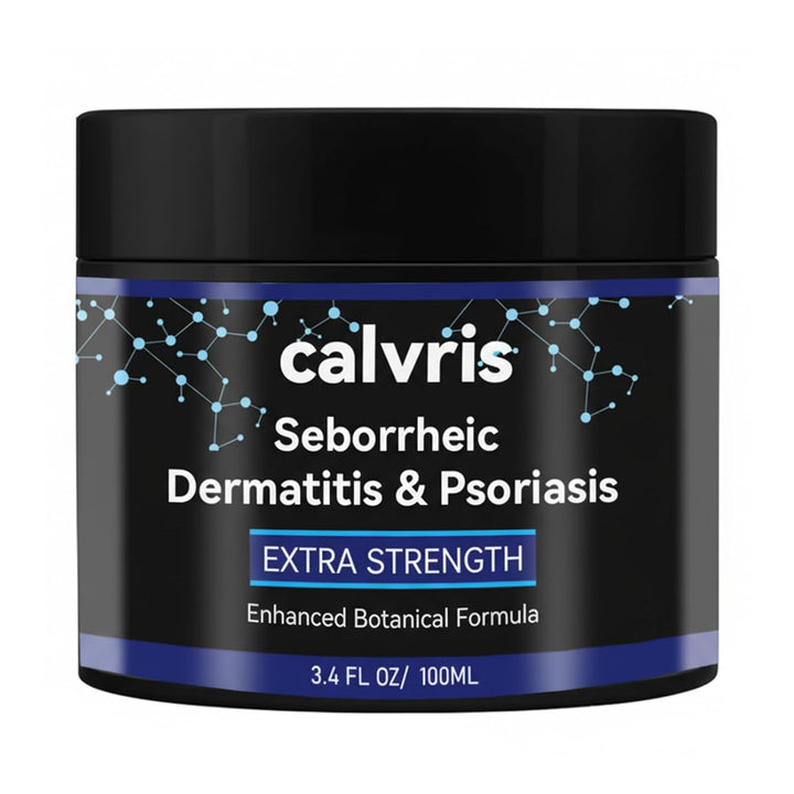 Calvris Crema extra fuerte para el cuero cabelludo, alivio de escam...