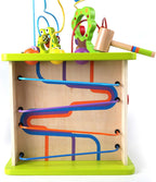 Cubo de actividades para niños Hape bichos de ciudad, madera