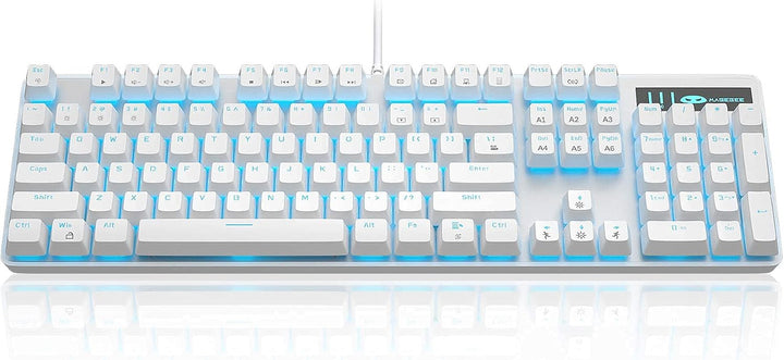 MageGee Teclado Mecánico para Juegos, Teclado USB con Cable con Ret...