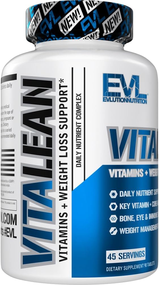 Evlution Nutrition VitaLean - Vitaminas + Apoyo para la pérdida de...