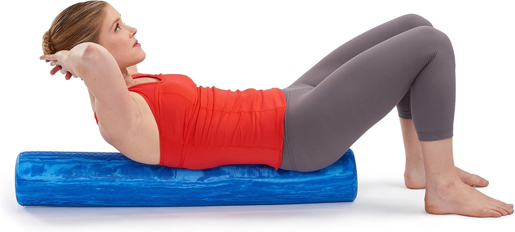 OPTP PRO-Roller - Rodillo de espuma de densidad suave, redondo, azul, 36" x 6"