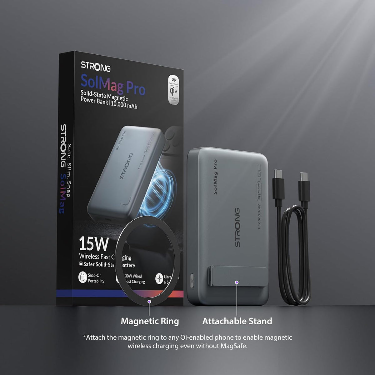 Strong SolMag Pro Power Bank, cargador portátil de estado semisólido de