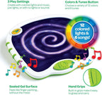 Crayola Luces táctiles para niños, garabatos musicales y tablero sensorial, juguetes sensoriales para niños pequeños, pintura de dedos sin ensuciar, regalo para niños pequeños